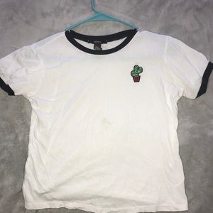 Cactus patch cropped tee!